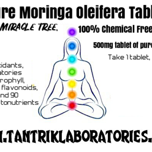 Wildcrafted, Chemical and Additive Free Pure Leaf Moringa oleifera tablets 120 count